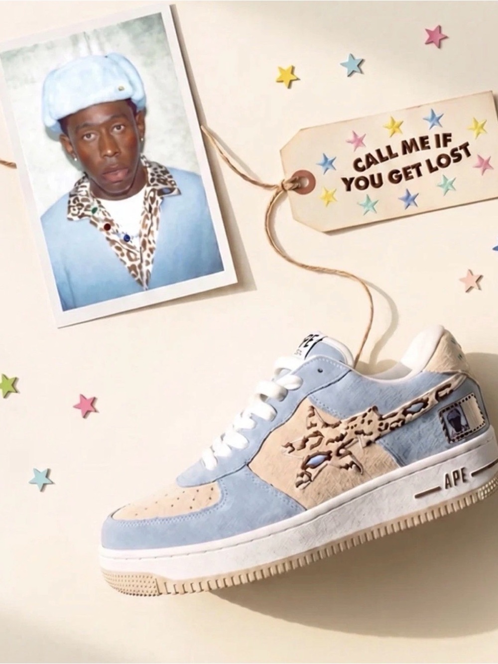 BAPE STA Tyler the Creator x LXGACY Call Me If You Get Lost Sneakers
